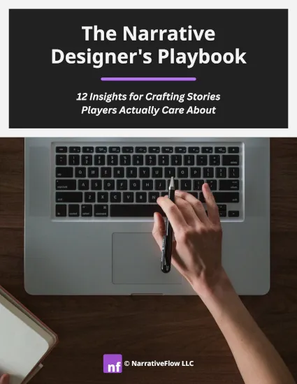 Cover of The Narrative Designer's Playbook by Mitch
