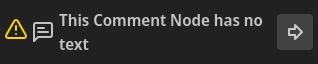 This Comment Node has no text