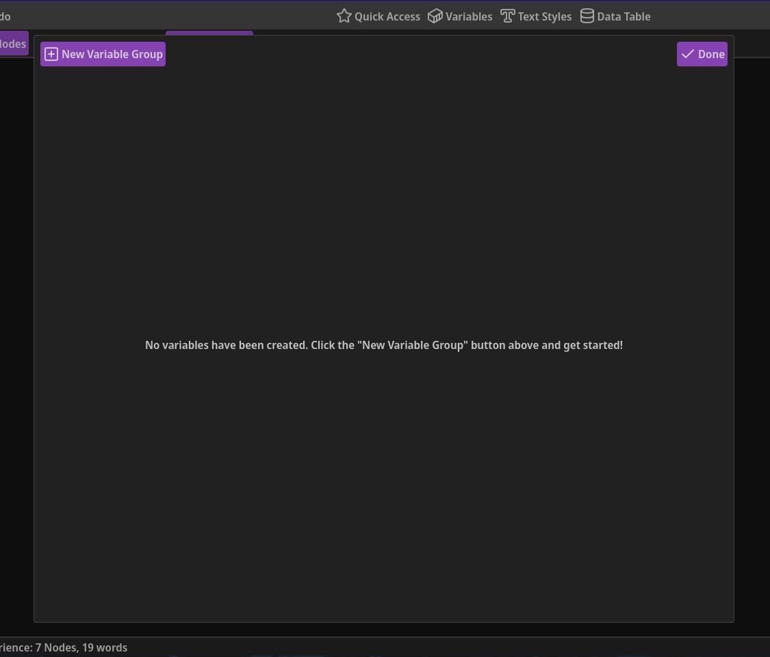 08 - The Variables Modal